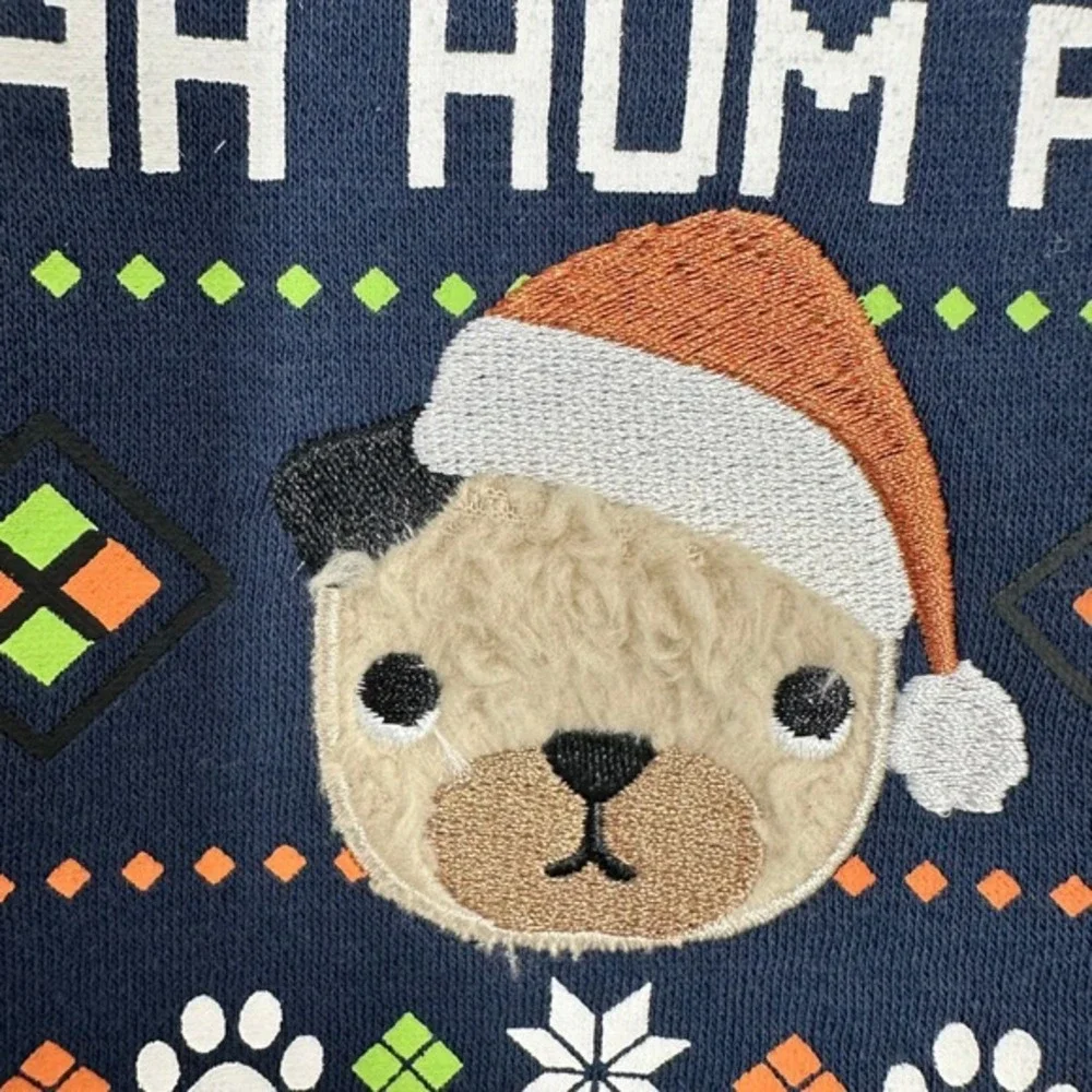 PL Baby Adorable 6M Christmas Pug Sweater‎ & Socks Set Holiday Outfit Newborn